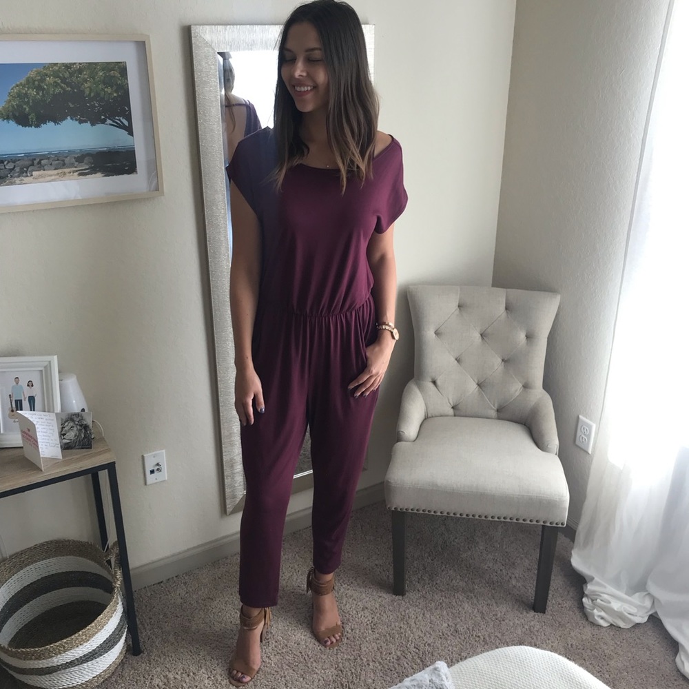 Urban Outfitter burgundy romper